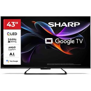 Sharp Tv 43hr7265e 43´´ 4k Qled Black One Size unisex - Publicité Sharp Tv 43hr7265e 43´´ 4k Qled Black One Size unisex - Publicité