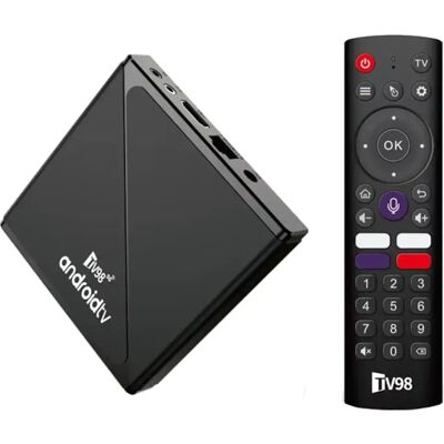 Tx Lecteur Multimédia Tv98 Atv Pro 8k H313 2gb/16gb Wifi Dual Android 14-android Tv Black One Size unisex - Publicité Tx Lecteur Multimédia Tv98 Atv Pro 8k H313 2gb/16gb Wifi Dual Android 14-android Tv Black One Size unisex - Publicité
