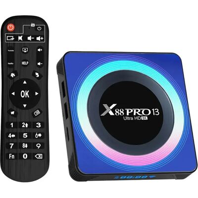 X8x Lecteur Multimédia X88 Pro 13 4gb/32gb Caja Acrílica Android 13-android Tv Black One Size unisex - Publicité X8x Lecteur Multimédia X88 Pro 13 4gb/32gb Caja Acrílica Android 13-android Tv Black One Size unisex - Publicité