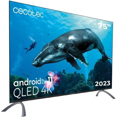Cecotec Tv V2 Series Vqu20075 75´´ 4k Qled Black Europe PAL unisex - Publicité Cecotec Tv V2 Series Vqu20075 75´´ 4k Qled Black Europe PAL unisex - Publicité