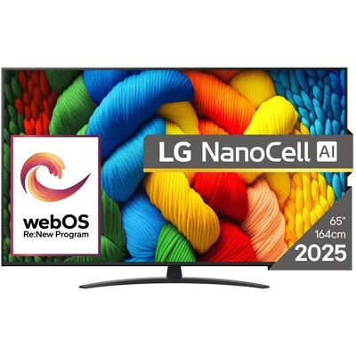 Lg Tv 65nano81a3a 65´´ 4k Led Black Europe PAL unisex - Publicité Lg Tv 65nano81a3a 65´´ 4k Led Black Europe PAL unisex - Publicité