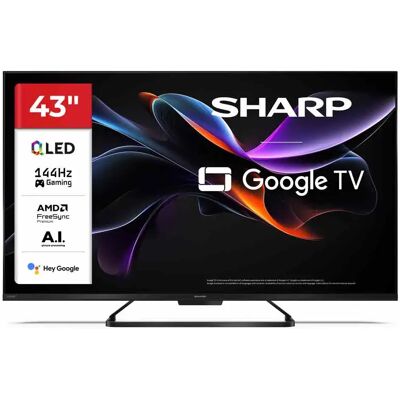 Sharp Tv 43hr7265e 43´´ 4k Qled Black One Size unisex - Publicité Sharp Tv 43hr7265e 43´´ 4k Qled Black One Size unisex - Publicité