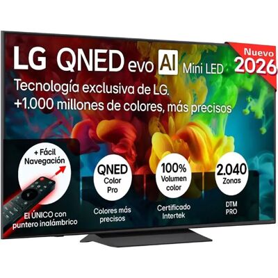Lg Tv Qned Evo Ai Qned8eb Mini Led 65qned83b6a 65´´/ultra Hd 4k/smart Tv/wifi Black Europe PAL unisex - Publicité Lg Tv Qned Evo Ai Qned8eb Mini Led 65qned83b6a 65´´/ultra Hd 4k/smart Tv/wifi Black Europe PAL unisex - Publicité