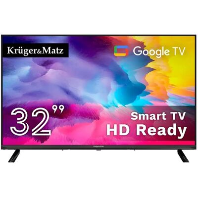 Kruger & Matz Tv Km0232-g Tv 32´´ Hd Lcd Black Europe PAL unisex - Publicité Kruger & Matz Tv Km0232-g Tv 32´´ Hd Lcd Black Europe PAL unisex - Publicité