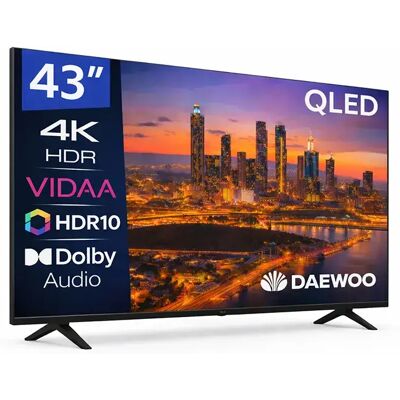 Daewoo Tv 43vb56qv 43´´ 4k Qled Black One Size unisex - Publicité Daewoo Tv 43vb56qv 43´´ 4k Qled Black One Size unisex - Publicité