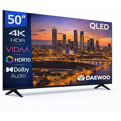 Daewoo Tv 50vb56qv 50´´ 4k Qled Black One Size unisex - Publicité Daewoo Tv 50vb56qv 50´´ 4k Qled Black One Size unisex - Publicité