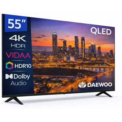 Daewoo Tv 55vb56qv 55´´ 4k Qled Black One Size unisex - Publicité Daewoo Tv 55vb56qv 55´´ 4k Qled Black One Size unisex - Publicité