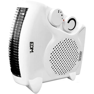 CHAUFFAGE ÉLECTRIQUE EDM 07205 Blanc - Chauffage - 1000-2000W - Intérieur - Publicité CHAUFFAGE ÉLECTRIQUE EDM 07205 Blanc - Chauffage - 1000-2000W - Intérieur - Publicité