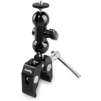 Smallrig 1138b Rotule à Double Bille Multifonction Avec Pince Et Vis 1/4´´ Black / Silver One Size - Publicité Smallrig 1138b Rotule à Double Bille Multifonction Avec Pince Et Vis 1/4´´ Black / Silver One Size - Publicité