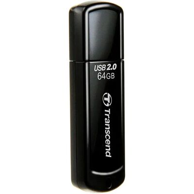 Transcend Clé Usb Jetflash 350 Usb 2.0 64gb Black One Size unisex - Publicité Transcend Clé Usb Jetflash 350 Usb 2.0 64gb Black One Size unisex - Publicité