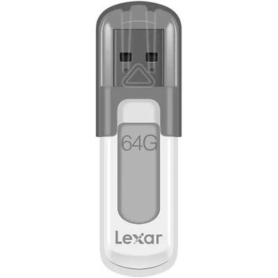 Lexar Clé Usb Usb 3.0 Jumpdrive V100 64gb Silver / White One Size - Publicité Lexar Clé Usb Usb 3.0 Jumpdrive V100 64gb Silver / White One Size - Publicité