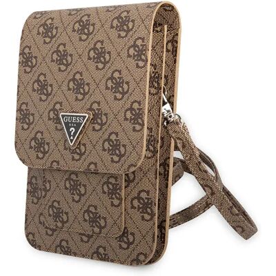 Guess Étui De Téléphone Avec Logo Triangle En Pu 4g Brown One Size unisex - Publicité Guess Étui De Téléphone Avec Logo Triangle En Pu 4g Brown One Size unisex - Publicité