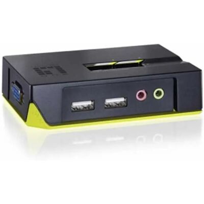 LevelOne Level One Interrupteur Kvm-0221 Bureau Automatique Black / Yellow One Size unisex - Publicité LevelOne Level One Interrupteur Kvm-0221 Bureau Automatique Black / Yellow One Size unisex - Publicité