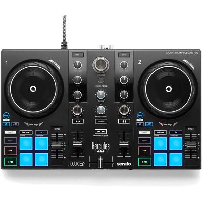 Hercules Contrôleur Dj Inpulse 200 Mk3 Black One Size unisex - Publicité Hercules Contrôleur Dj Inpulse 200 Mk3 Black One Size unisex - Publicité