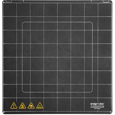 Snapmaker Plaque De Construction Pei Glass Artisan Pro Black / Translucent One Size unisex - Publicité Snapmaker Plaque De Construction Pei Glass Artisan Pro Black / Translucent One Size unisex - Publicité