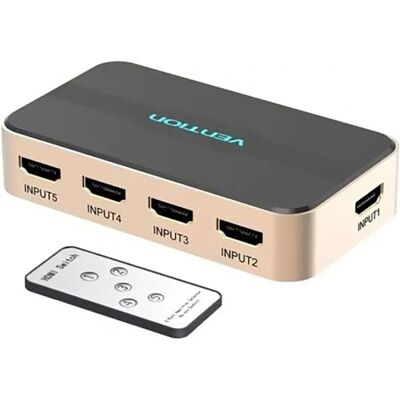 Vention Splitter Hdmi Acdg0 Black / Gold One Size - Publicité Vention Splitter Hdmi Acdg0 Black / Gold One Size - Publicité