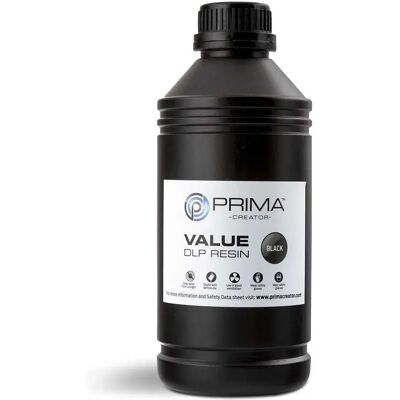 Prima Creator Value Line Résine UV/DLP - Noir - 1000ml - Résine - Publicité Prima Creator Value Line Résine UV/DLP - Noir - 1000ml - Résine - Publicité