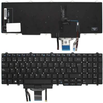 Generico Clavier De Remplacement Pour Ordinateur Portable Spanish Compatiblell Latitude E5450 E5470 P48g P63g Backlight Y Pointstick Ga Black One Size unisex - Publicité Generico Clavier De Remplacement Pour Ordinateur Portable Spanish Compatiblell Latitude E5450 E5470 P48g P63g Backlight Y Pointstick Ga Black One Size unisex - Publicité