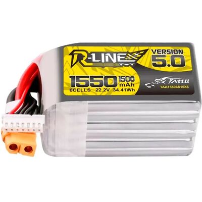 Gens ace Tattu R-Line 1550mAh 22.2V 6S Batterie LiPo - FPV Racing - Publicité Gens ace Tattu R-Line 1550mAh 22.2V 6S Batterie LiPo - FPV Racing - Publicité