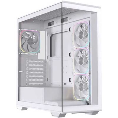 Einarex EXCS-PR-700R-W Boîtier PC Midi Tower Blanc - Publicité Einarex EXCS-PR-700R-W Boîtier PC Midi Tower Blanc - Publicité