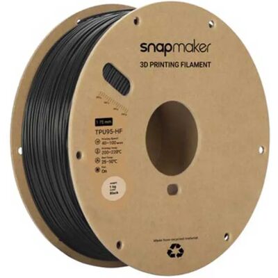Filament 3D TPU95 à Haut Débit Noir 1kg - Snapmaker - Publicité Filament 3D TPU95 à Haut Débit Noir 1kg - Snapmaker - Publicité