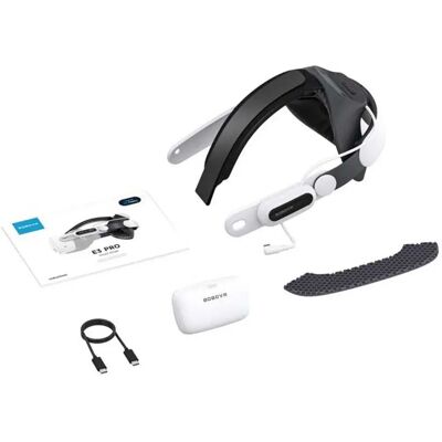 Bobovr Sangle De Soulagement De Batterie E3 Pro Pour Meta Quest 3/3s White One Size unisex - Publicité Bobovr Sangle De Soulagement De Batterie E3 Pro Pour Meta Quest 3/3s White One Size unisex - Publicité