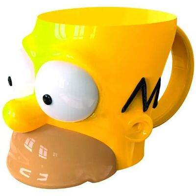 Mug en céramique 3D Homer Simpson 440ml Grand - Mug - Publicité Mug en céramique 3D Homer Simpson 440ml Grand - Mug - Publicité