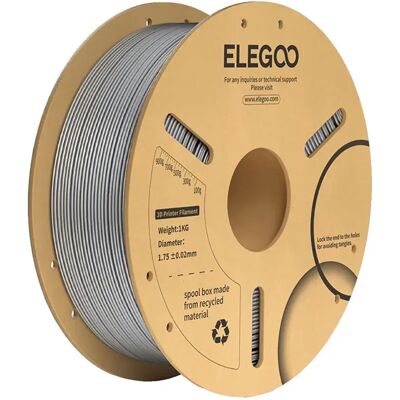 Elegoo Filament Pla Pla 1.75 Mm 1kg Star Gray One Size - Publicité Elegoo Filament Pla Pla 1.75 Mm 1kg Star Gray One Size - Publicité