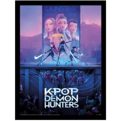 Pyramid Affiche Encadrée Collector Du Visuel Clé Du Film K-pop Demon Hunters Multicolor One Size unisex - Publicité Pyramid Affiche Encadrée Collector Du Visuel Clé Du Film K-pop Demon Hunters Multicolor One Size unisex - Publicité