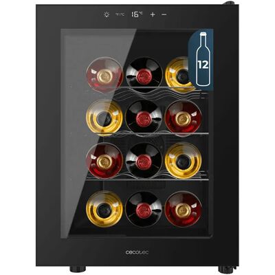 Cecotec Refroidisseur à Vin Bolero Grandsommelier 1255 Coolcrystal Black / Clear 31L unisex - Publicité Cecotec Refroidisseur à Vin Bolero Grandsommelier 1255 Coolcrystal Black / Clear 31L unisex - Publicité