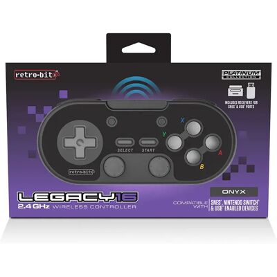 Retro-bit Manette Sans Fil Pour Pc Legacy 16 Black One Size unisex - Publicité Retro-bit Manette Sans Fil Pour Pc Legacy 16 Black One Size unisex - Publicité