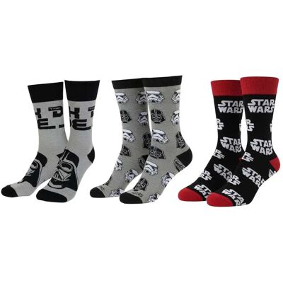 Cerda Disney Chaussettes Star Wars 3 Unités Multicolor One Size - Publicité Cerda Disney Chaussettes Star Wars 3 Unités Multicolor One Size - Publicité