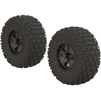 Arrma RC Fortress SC Pneus en Caoutchouc Collés - Gun Metal - Publicité Arrma RC Fortress SC Pneus en Caoutchouc Collés - Gun Metal - Publicité