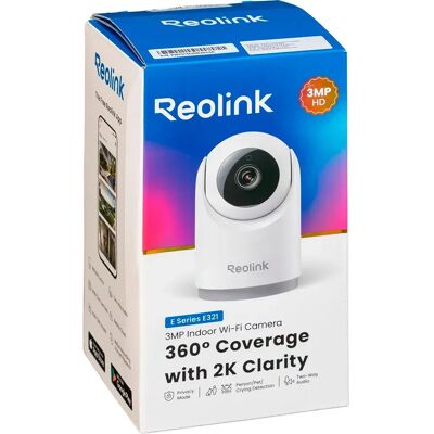 Reolink Caméra De Surveillance E Series E321 White / Black One Size unisex - Publicité Reolink Caméra De Surveillance E Series E321 White / Black One Size unisex - Publicité