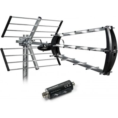 Antenne Metronic - Trinappe Extérieure 26 dB avec Filtre - Publicité Antenne Metronic - Trinappe Extérieure 26 dB avec Filtre - Publicité