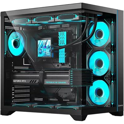 Hiditec Boîtier Pc H3 Pro Black One Size unisex - Publicité Hiditec Boîtier Pc H3 Pro Black One Size unisex - Publicité