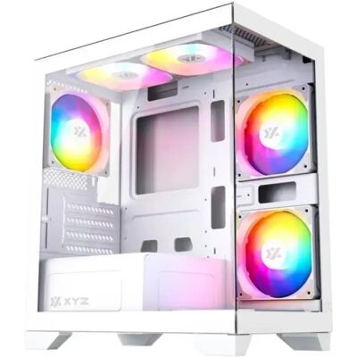 Xyz Boîtier Pc Matx Titanium View Lite 5 Argb/1x Usb 3.0/1x Usb 2.0 X-cs-titaniumviewlt-w White One Size unisex - Publicité Xyz Boîtier Pc Matx Titanium View Lite 5 Argb/1x Usb 3.0/1x Usb 2.0 X-cs-titaniumviewlt-w White One Size unisex - Publicité