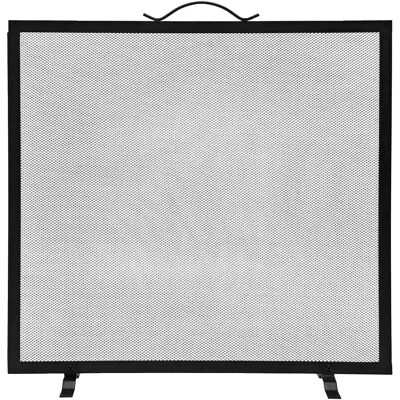 Edm Pare-feu Black 60 x 0.5 x 60 cm - Publicité Edm Pare-feu Black 60 x 0.5 x 60 cm - Publicité
