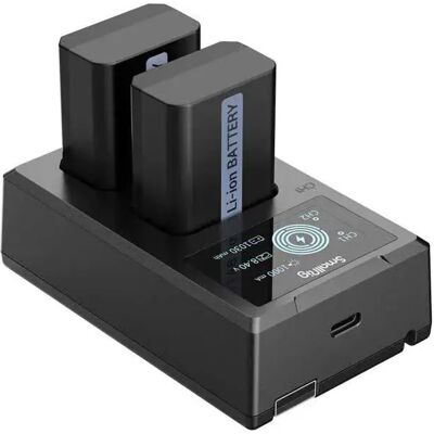 Smallrig Kit Batterie Et Chargeur 3818 Np-fw50 Black One Size unisex - Publicité Smallrig Kit Batterie Et Chargeur 3818 Np-fw50 Black One Size unisex - Publicité
