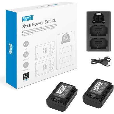 Kit chargeur DL-USB-C et batteries NP-FW50 - Appareil photo - Publicité Kit chargeur DL-USB-C et batteries NP-FW50 - Appareil photo - Publicité
