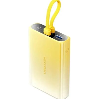 Vention Batterie Externe Fhzy0-22.5w Yellow One Size - Publicité Vention Batterie Externe Fhzy0-22.5w Yellow One Size - Publicité