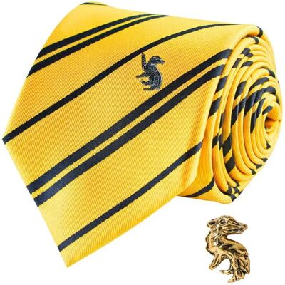Cinereplicas Cravate De Luxe Poufsouffle Yellow One Size - Publicité Cinereplicas Cravate De Luxe Poufsouffle Yellow One Size - Publicité