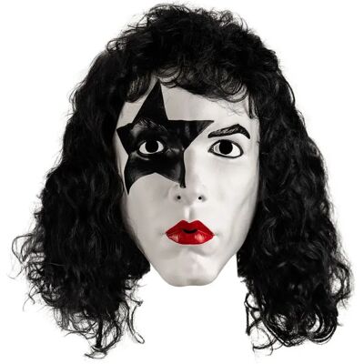 Trick Or Treat Studios Masque Kiss The Starchild Deluxe White / Black One Size - Publicité Trick Or Treat Studios Masque Kiss The Starchild Deluxe White / Black One Size - Publicité