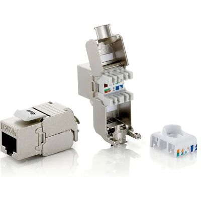 Equip 767221 Rj45 Cat6a Connecteur 8 Unités Silver One Size unisex - Publicité Equip 767221 Rj45 Cat6a Connecteur 8 Unités Silver One Size unisex - Publicité