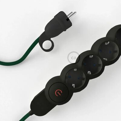 Creative Cables Multiprise M1t4n03rm21 Câble Rayonne Rm21 3 M Dark Green / Black 3 m unisex - Publicité Creative Cables Multiprise M1t4n03rm21 Câble Rayonne Rm21 3 M Dark Green / Black 3 m unisex - Publicité