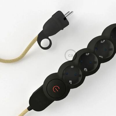 Creative Cables Multiprise Câble En Jute M1t4n10rn06 Rn06 10 M Black 10 m unisex - Publicité Creative Cables Multiprise Câble En Jute M1t4n10rn06 Rn06 10 M Black 10 m unisex - Publicité