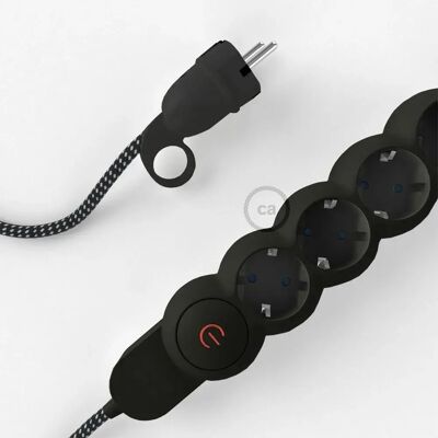 Creative Cables Multiprise Câble En Rayonne M1t4n10rt41 Rt41 10 M Black 10 m unisex - Publicité Creative Cables Multiprise Câble En Rayonne M1t4n10rt41 Rt41 10 M Black 10 m unisex - Publicité