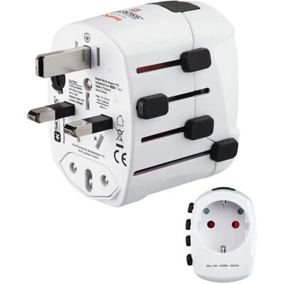 Hama Adaptateur De Prise Universel 223471 White One Size unisex - Publicité Hama Adaptateur De Prise Universel 223471 White One Size unisex - Publicité