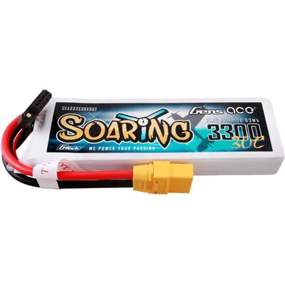 Gens Ace Batterie De Drone G-tech Soaring 3300mah 11.1v 30c 3s1p Lipo Pack With Xt90 Plug Blue One Size unisex - Publicité Gens Ace Batterie De Drone G-tech Soaring 3300mah 11.1v 30c 3s1p Lipo Pack With Xt90 Plug Blue One Size unisex - Publicité