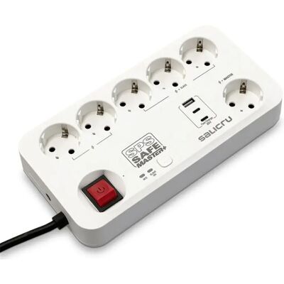 Salicru Sps Safe Master+ Ca 1.4 M 230v 6 Ports White One Size unisex - Publicité Salicru Sps Safe Master+ Ca 1.4 M 230v 6 Ports White One Size unisex - Publicité